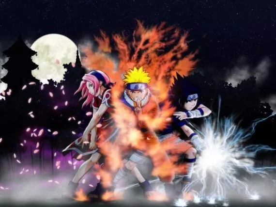 Team 7: Naruto, Sasuke, Sakura