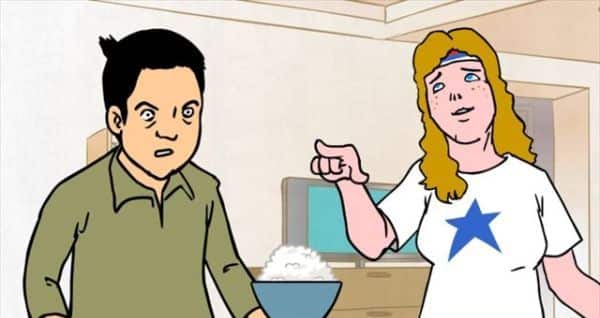 Kinyoru, Abe Reiji - Heikin-teki Salaryman no Ijō na Nichijō