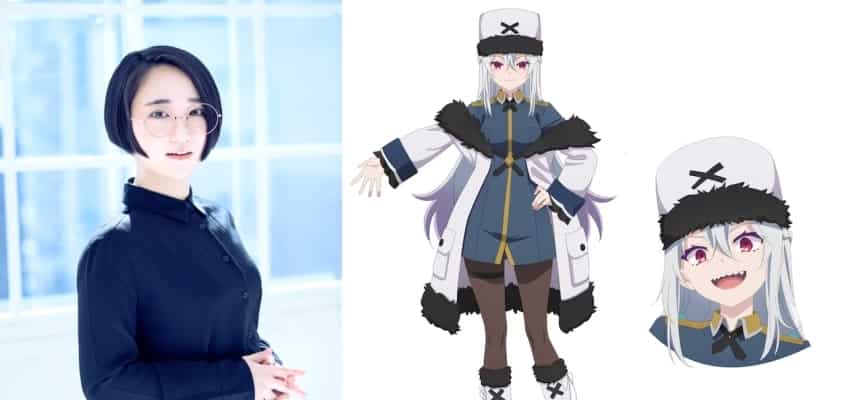 Aoi Yūki joins "Hikikomari Kyūketsuki no Monmon" in episode 10 and voices a general of the Hakkyoku Federation