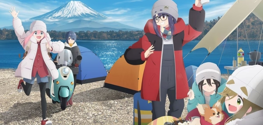 Laid-Back Camp Staffel 3 kündigt neues Studio und Titelsong-Künstler an