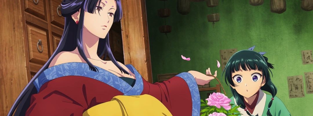 „The Apothecary Diaries“: April-Visual mit Pfingstrose zeigt Nyohana und Maomao