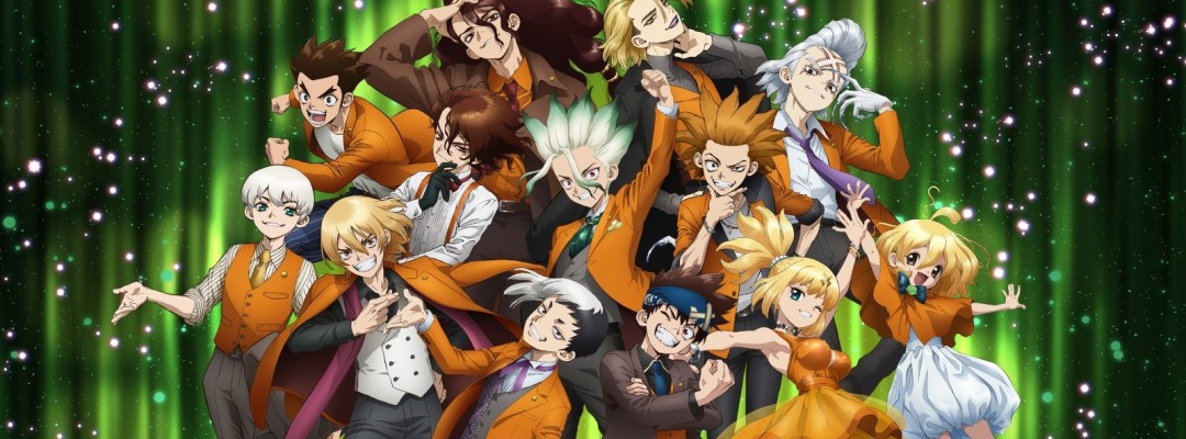 Dr.STONE Finale Event: Visual Released Featuring Characters in Elegant Evening Attire