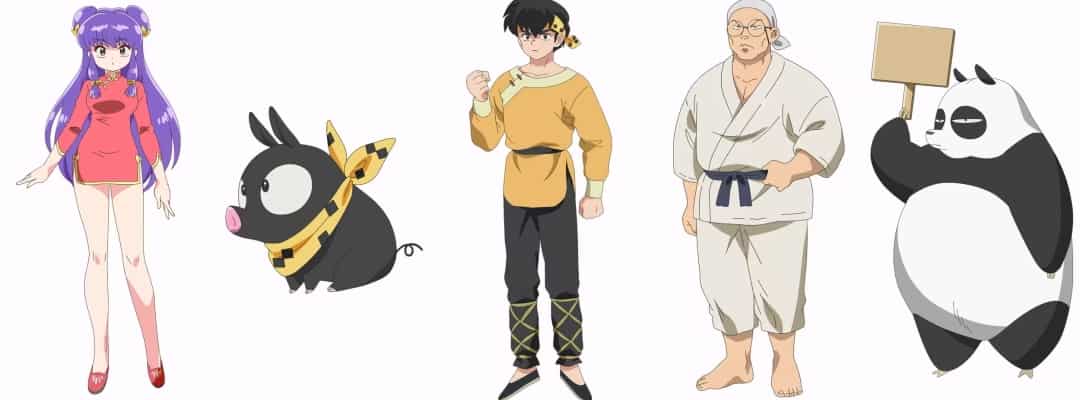 Charakterbilder und Synchronsprecher für den TV-Anime "Ranma 1/2" enthüllt