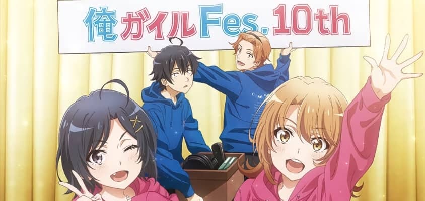 A decade of “My Teen Romantic Comedy SNAFU” is celebrated: New key visual unveiled for the special occasion
