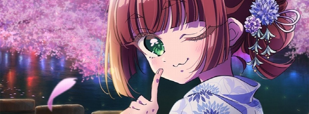 „100 Girlfriends“: Rie Kugimiya spricht Yakuzen Yaku – neues Visual zeigt nächtliches Kirschblüten-Date
